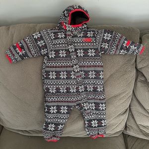 North Face 3-6 month infant winter snowsuit